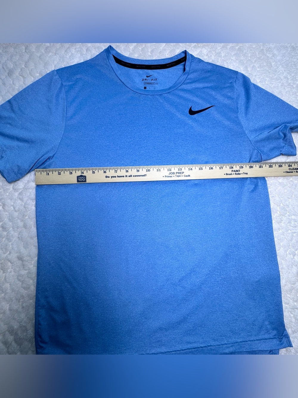 Nike Pro Dri-FIT Blue Athletic Training Shirt Men’s Large - Picture 5 of 6